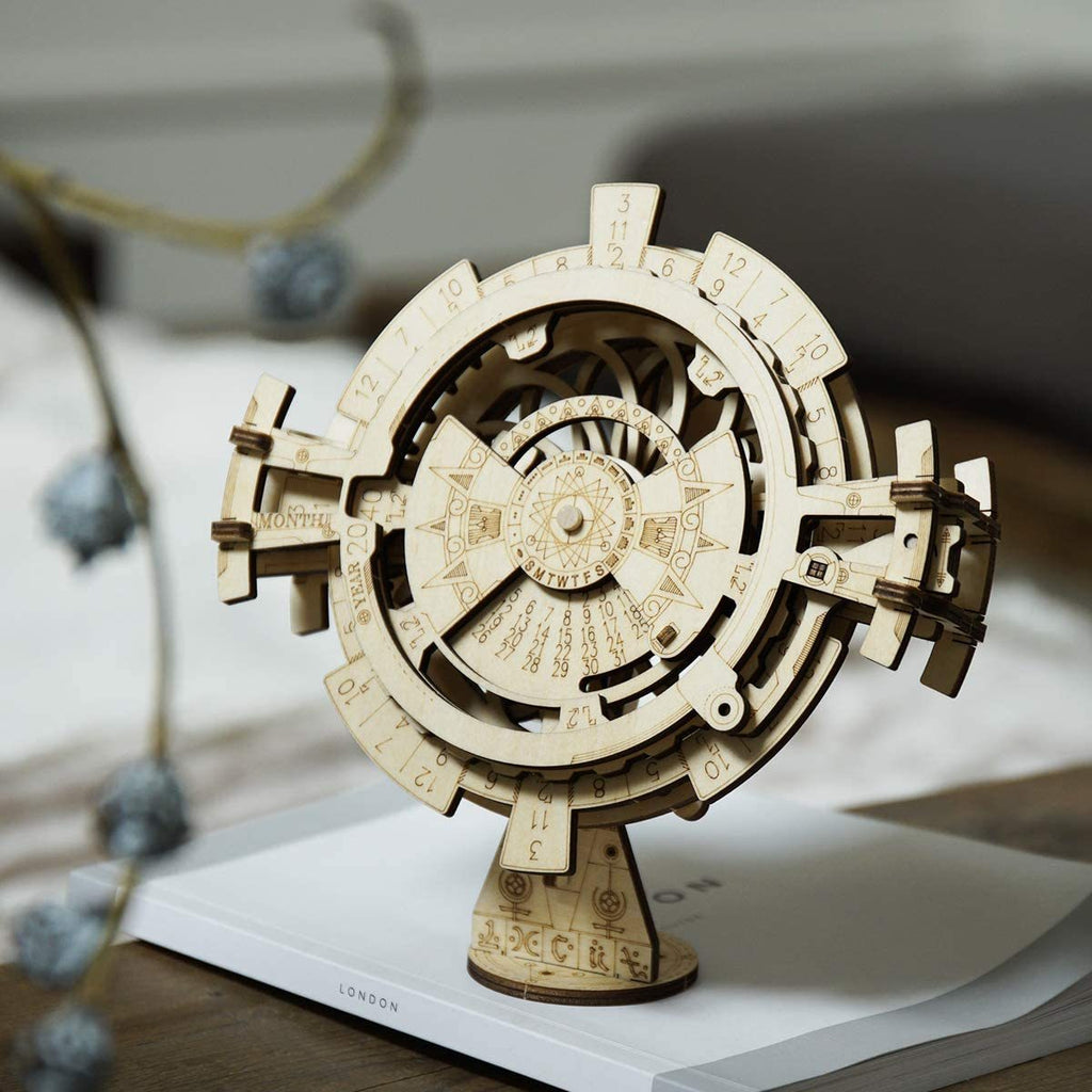Baby Lane ROKR 3D Wooden Perpetual Calendar: Fun DIY Puzzle for Children