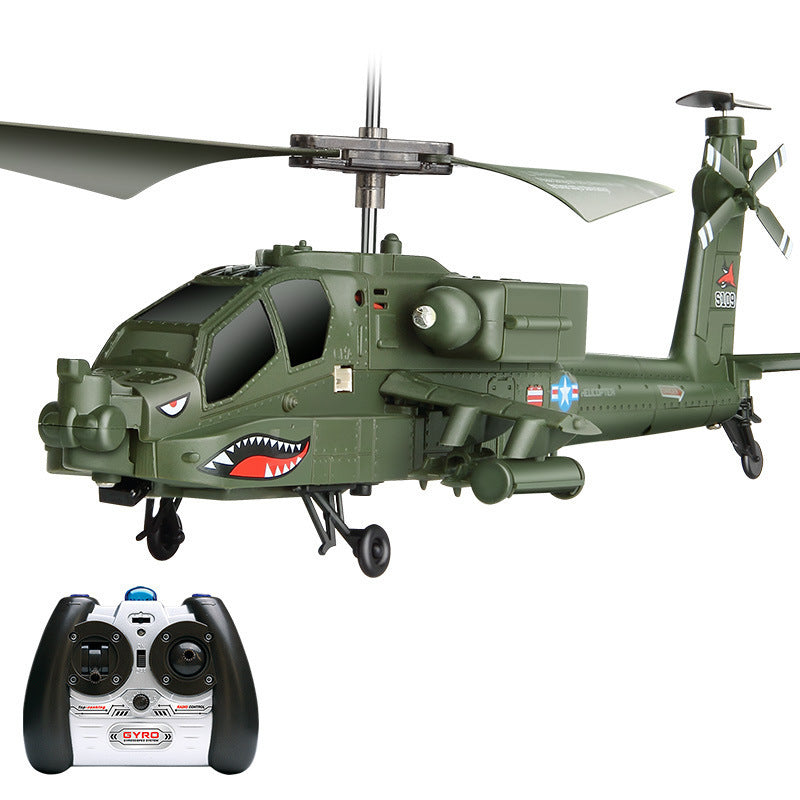 Baby Lane Fighter Anti-Fall Remote Control Helicopter – Apache Aircraft Toy