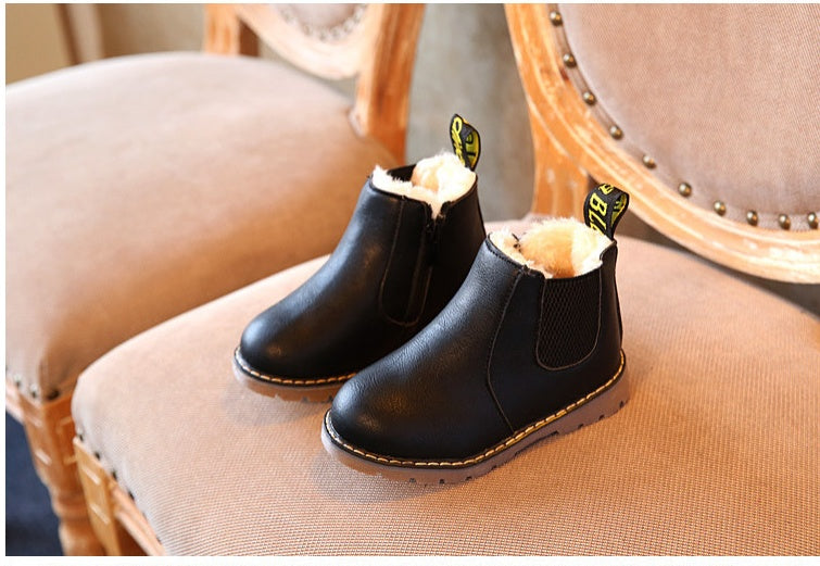 Baby Lane Fashionable Children's Boots – Short Leather Boots for Boys and Girls!