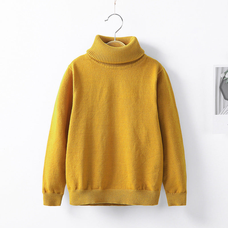 Babylane Children's High-Neck Knitwear | Cozy Sweater for Fall and Winter