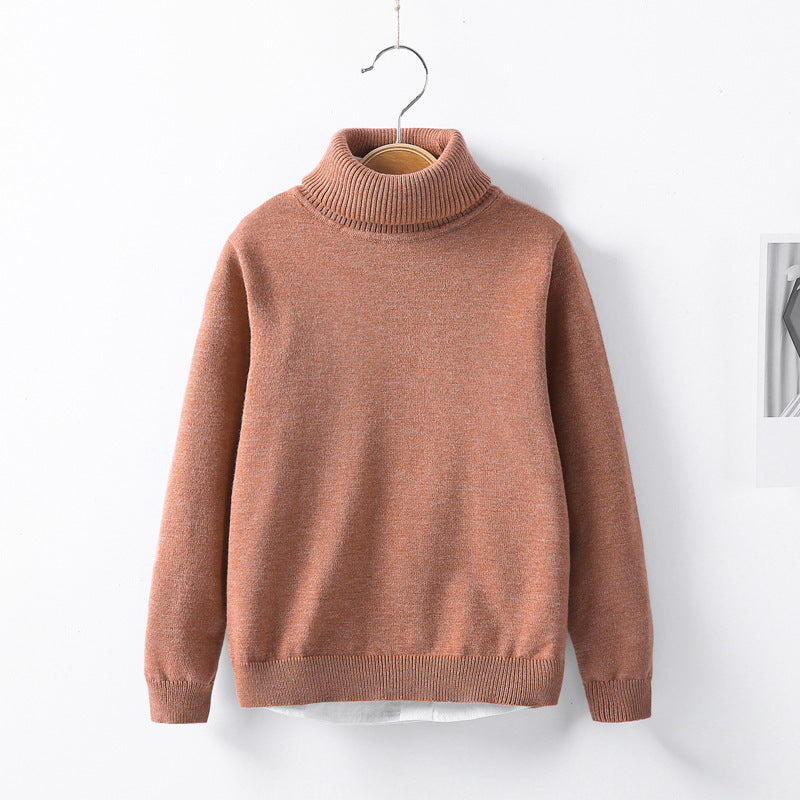 Babylane Children's High-Neck Knitwear | Cozy Sweater for Fall and Winter