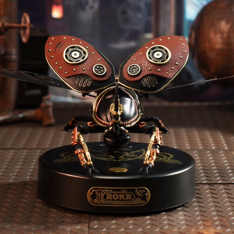 Baby Lane Robotime Rokr Metal 3D Puzzle: Rhinoceros Beetle Punk Style Gift - MI01