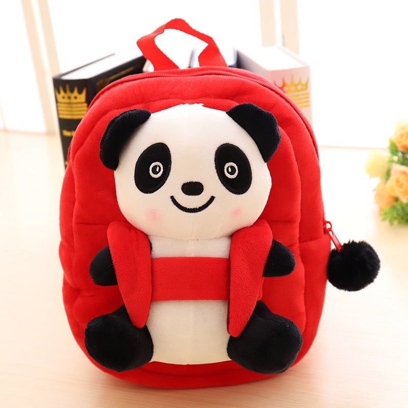 Baby Lane Cartoon Panda School Bag – Plush and Fun for Little Learners!