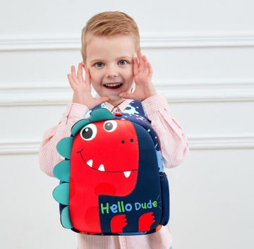 Baby Lane Cartoon Dinosaur School Bag – Perfect for Kids in Kindergarten!