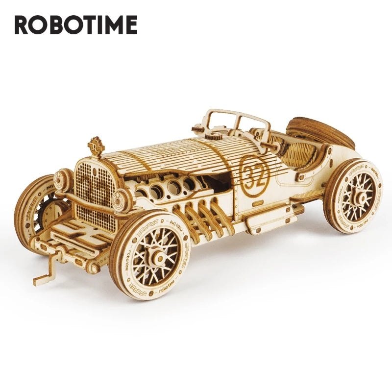 Baby Lane 3D Wooden Puzzle Racing Car: Interactive Toy for Children