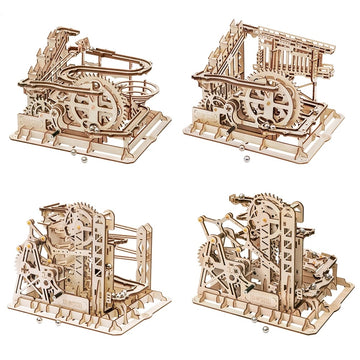 Baby Lane 3D DIY Wooden Roller Coaster: Interactive Puzzle Toy for Kids