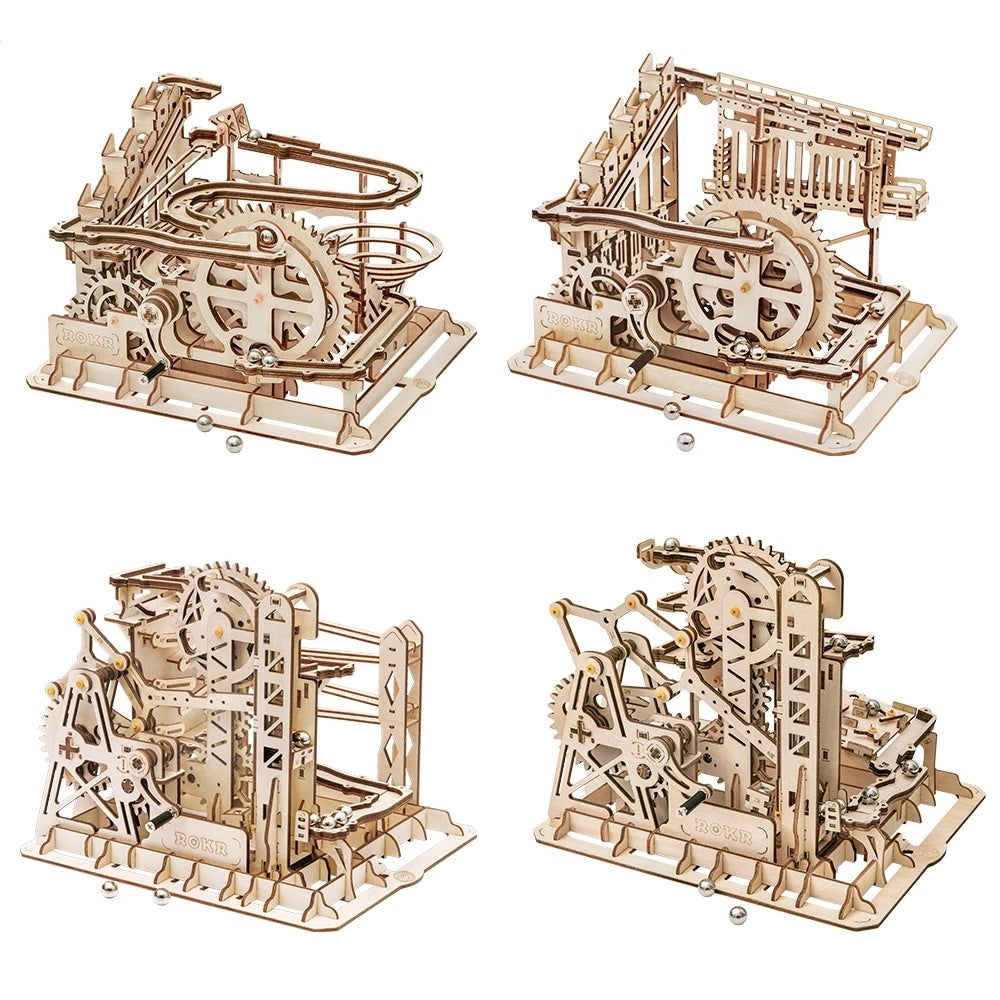 Baby Lane 3D DIY Wooden Roller Coaster: Interactive Puzzle Toy for Kids