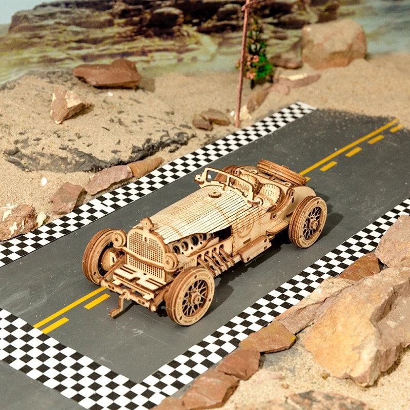 Baby Lane 3D Wooden Puzzle Racing Car: Interactive Toy for Children