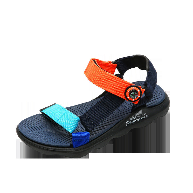 Babylane Kids Beach Sandals: Candy Color Webbing for a Splash of Summer Style