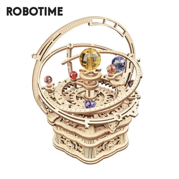 Baby Lane Robotime Rokr Music Box: 3D Wooden Puzzle Building Kit for Kids - AMK51