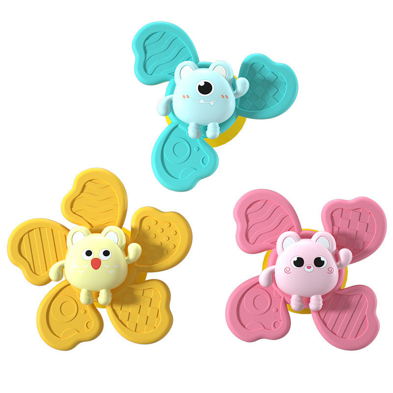 Babylane Fun Baby Bath Toy | Interactive Spinning Top with Suction Cups