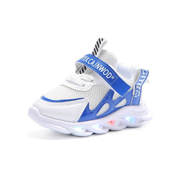Babylane Children's Luminous Shoes: Breathable Mesh Webbing for Active Kids