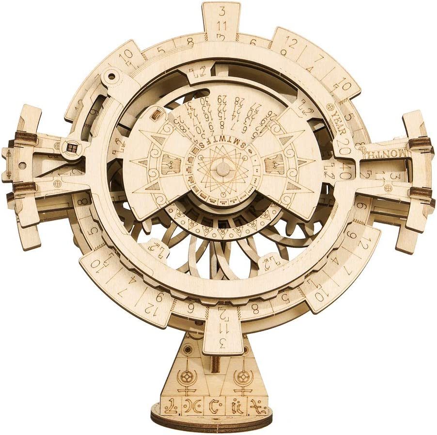 Baby Lane ROKR 3D Wooden Perpetual Calendar: Fun DIY Puzzle for Children