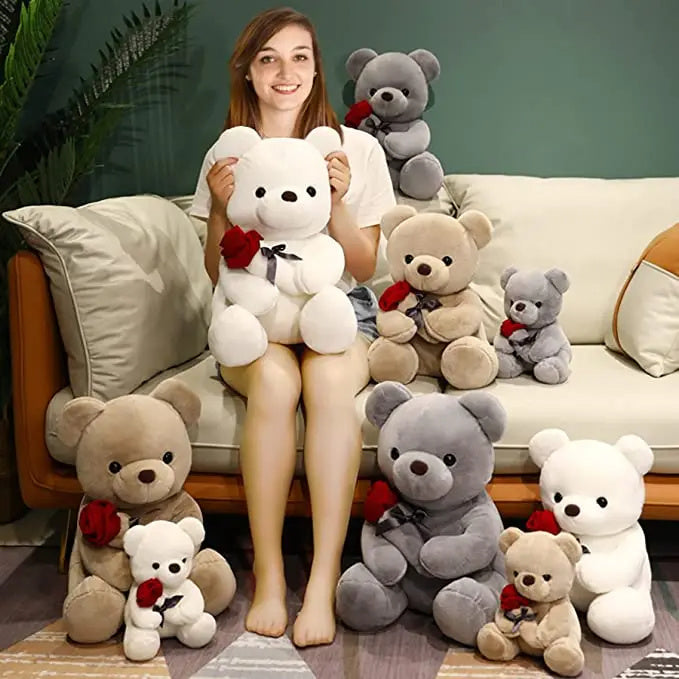 Babylane 23-45CM Plush Hugging Teddy Bear | Soft Animal Doll for Girlfriend Gifts