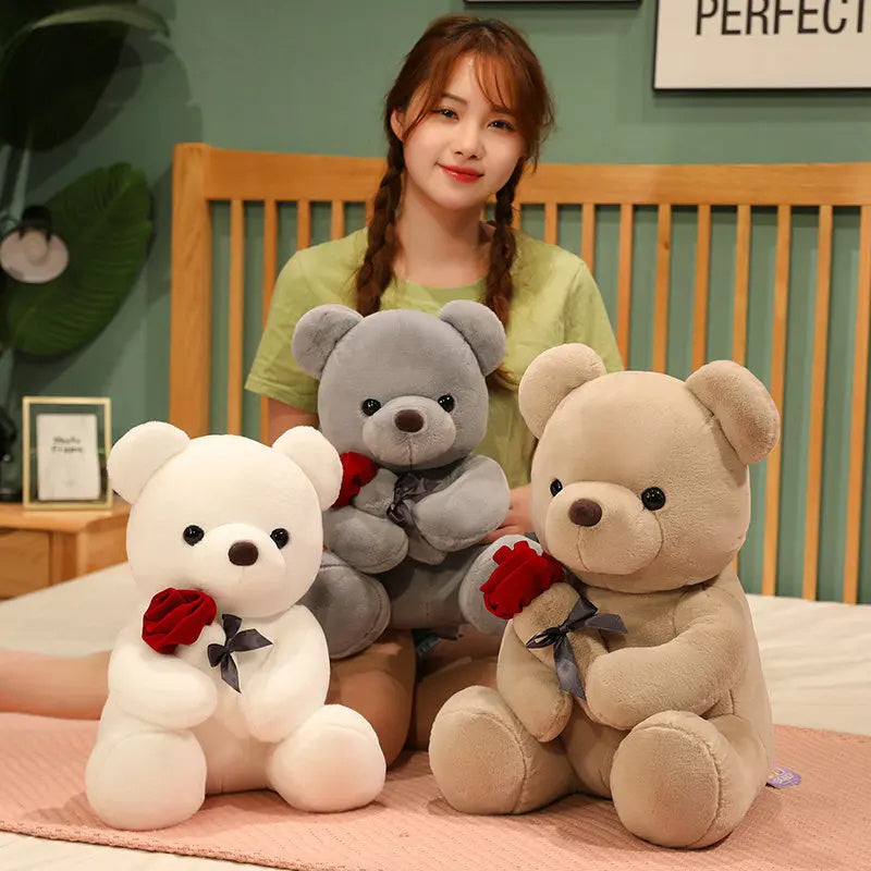 Babylane 23-45CM Plush Hugging Teddy Bear | Soft Animal Doll for Girlfriend Gifts