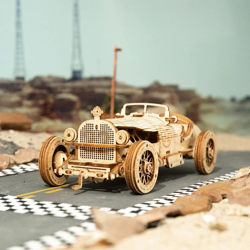 Baby Lane 3D Wooden Puzzle Racing Car: Interactive Toy for Children