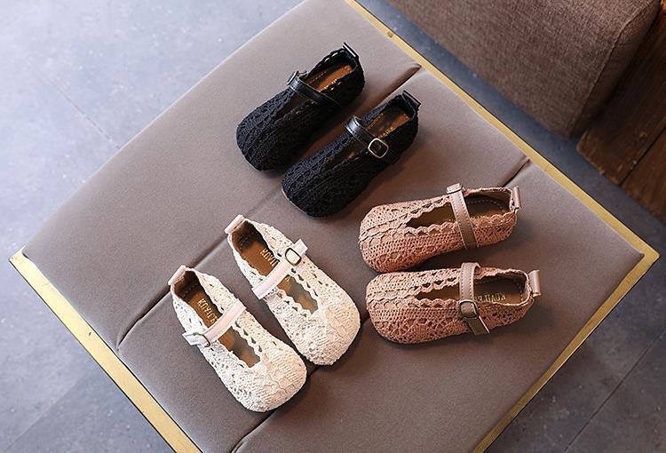 Baby Lane: Adorable Lace Woven Shoes for Girls – Soft Sole Flying Princess Sandals
