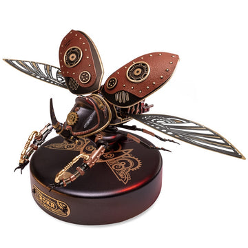 Baby Lane Robotime Rokr Metal 3D Puzzle: Rhinoceros Beetle Punk Style Gift - MI01