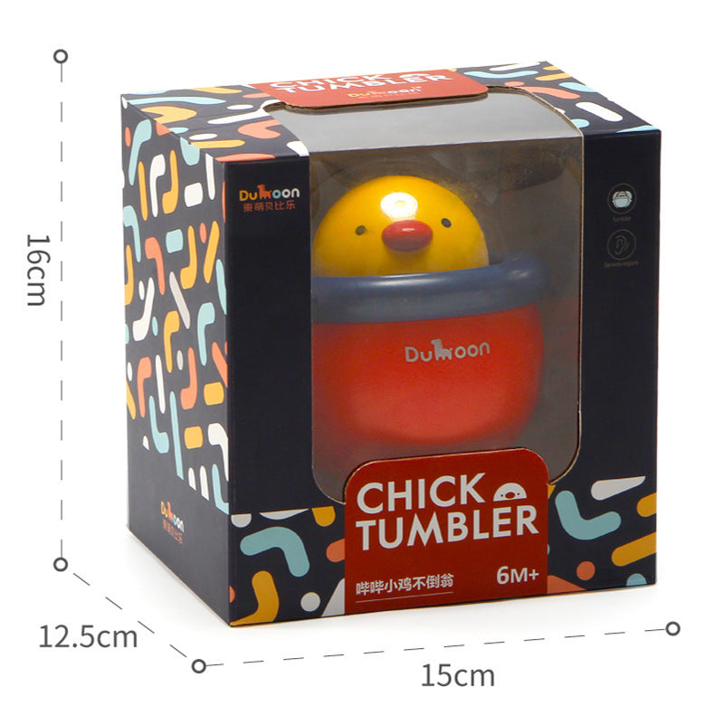 Baby Lane Little Cute Chicken Tumbler: Musical Bells Rattle for Infants!