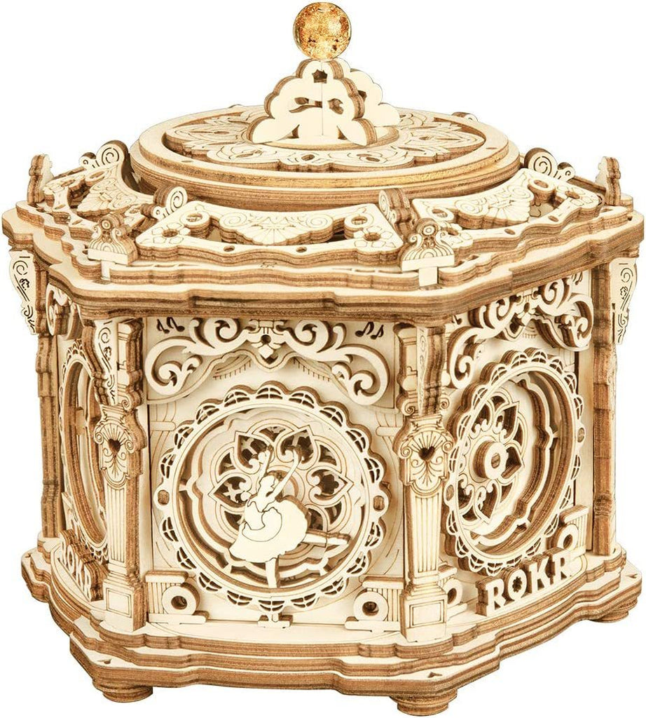 Babylane DIY 3D Wooden Music Box | Robotime Rokr Self-Assembly Project - Secret Garden