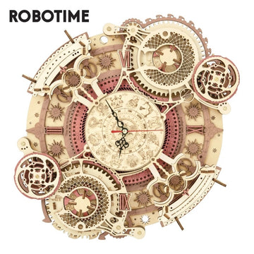 Baby Lane Robotime ROKR 3D Zodiac Wall Clock: Fun Model Kit - LC601