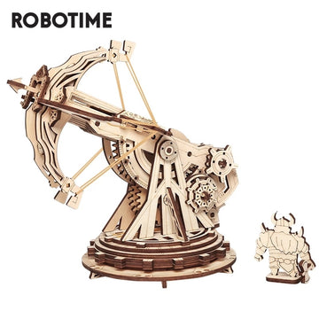 Baby Lane Robotime ROKR KW401: Fun Siege Heavy Ballista Wooden Puzzle for Children