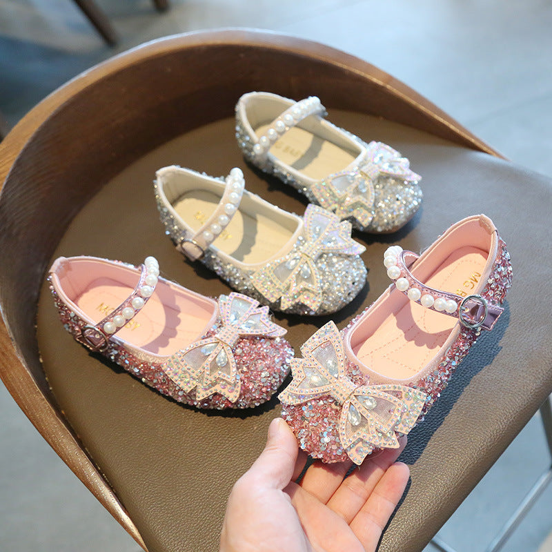Baby Lane: Girls' Fashionable Princess Shoes – Charming Bowknot Design