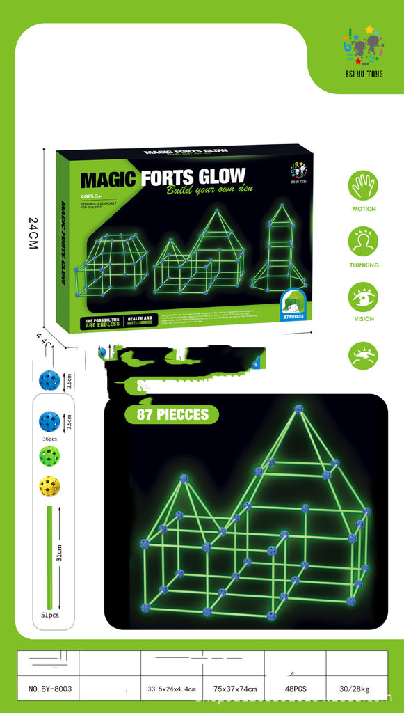 Baby Lane Fortress Builder Kit: Fun Construction Blocks Set for Children's Play