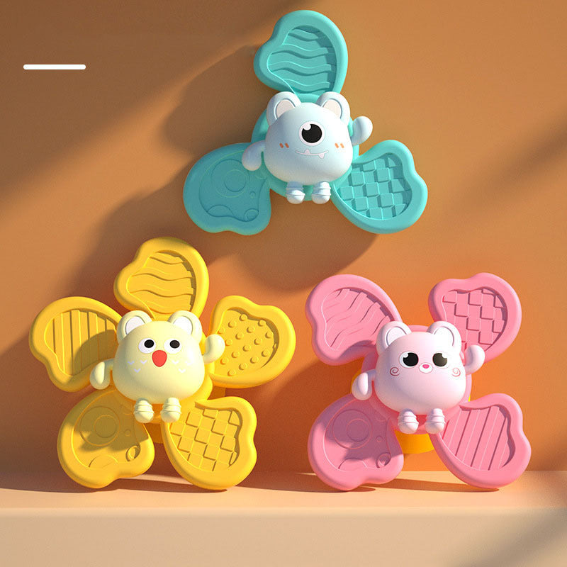 Babylane Fun Baby Bath Toy | Interactive Spinning Top with Suction Cups