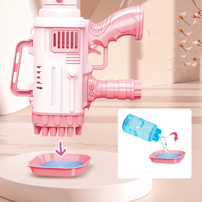 Babylane Electric Gatling Bubble Gun | 32 Holes for Endless Fun