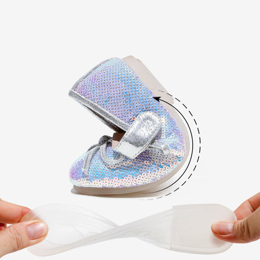 Baby Lane: Trendy Sequined Princess Shoes for Big Kids – Soft Sole for Happy Feet