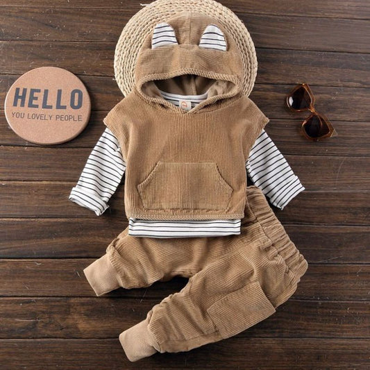 Babylane's Trendy Baby Boy Suit: Fashionable, Warm, and Handsome