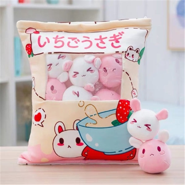 Babylane Large Plush Toys | Snack Bag Pillow for Playtime Fun