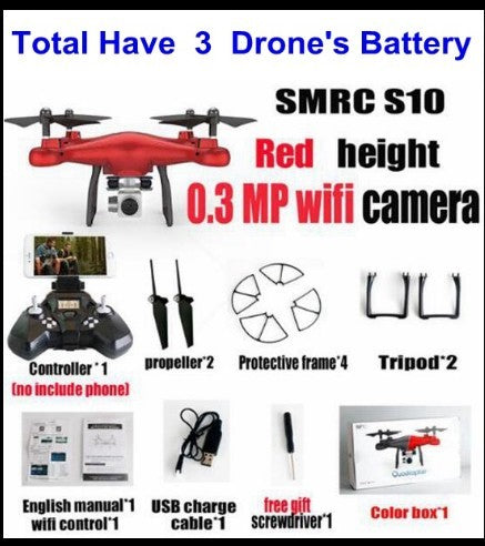 Baby Lane S10 FPV Quadcopter – WiFi 2MP Camera Racing Drone Kit