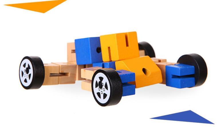 Baby Lane Wooden Robot Kits: DIY Toys for Imaginative Play
