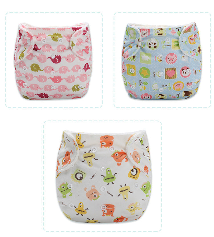 Babylane Cartoon Cloth Diaper Pants: Fun and Functional Baby Diapers