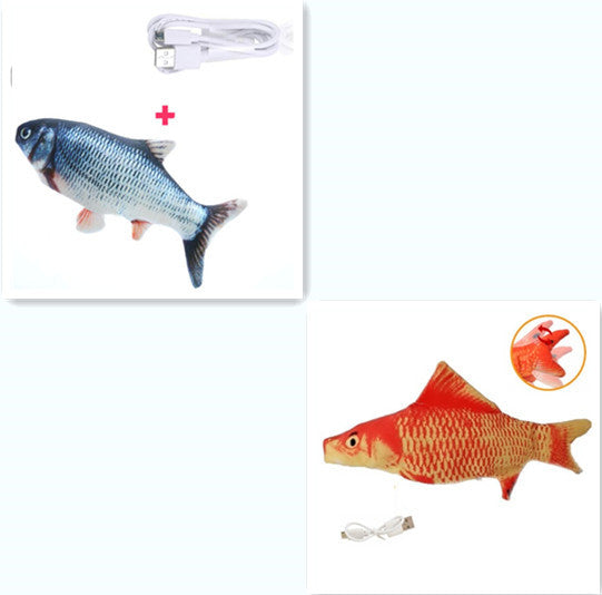 Baby Lane Simulation Fish Toy: Electric Jumping Fun for Cats!