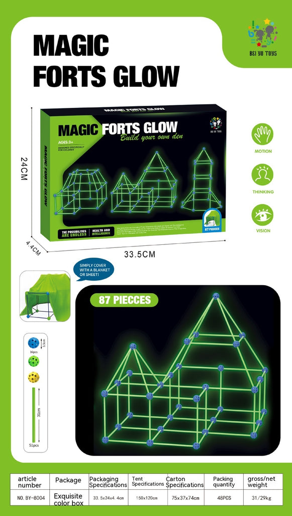 Baby Lane Fortress Builder Kit: Fun Construction Blocks Set for Children's Play