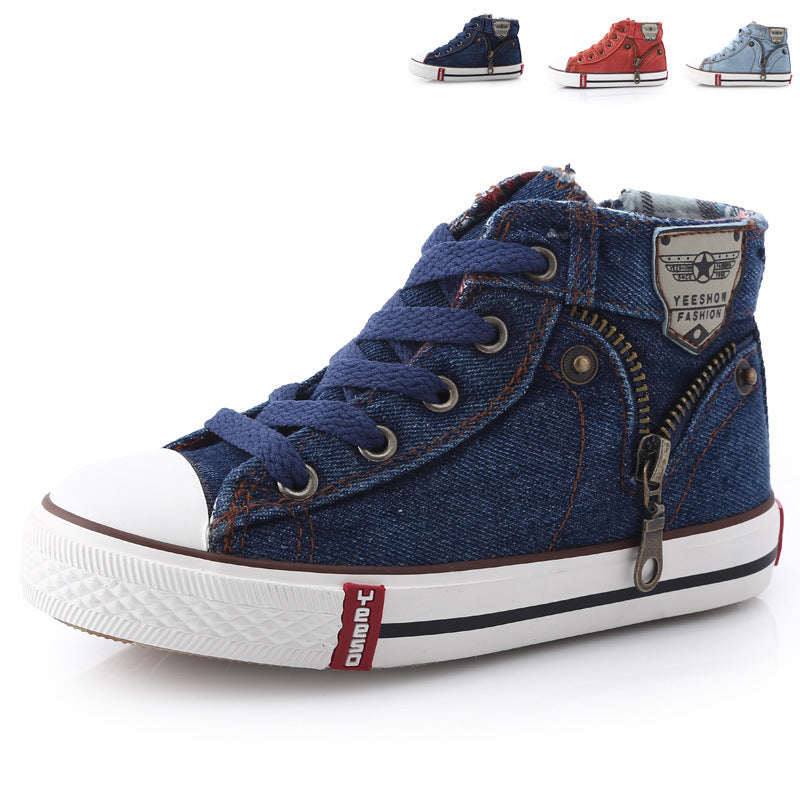 Babylane Kids' Spring Canvas Shoes | Wholesale Korean Tide Baby Footwear