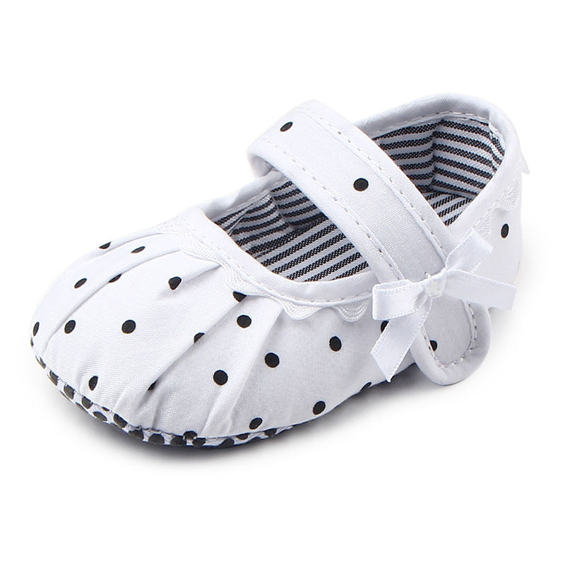 Baby Lane: Cute Anti-Slip On Shoes for Baby Girls – Perfect Polka Dot Princess Design