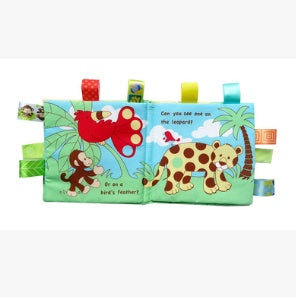Babylane Interactive Animal Books | Embroidery and Puzzle Fun for Little Ones
