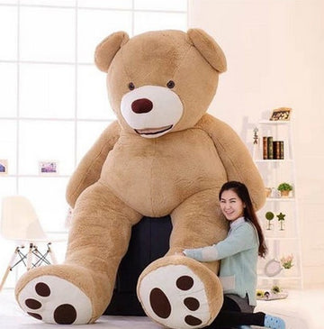 Babylane Huge 130cm Stuffed Teddy Bear Cover | Plush Soft Toy for Kids
