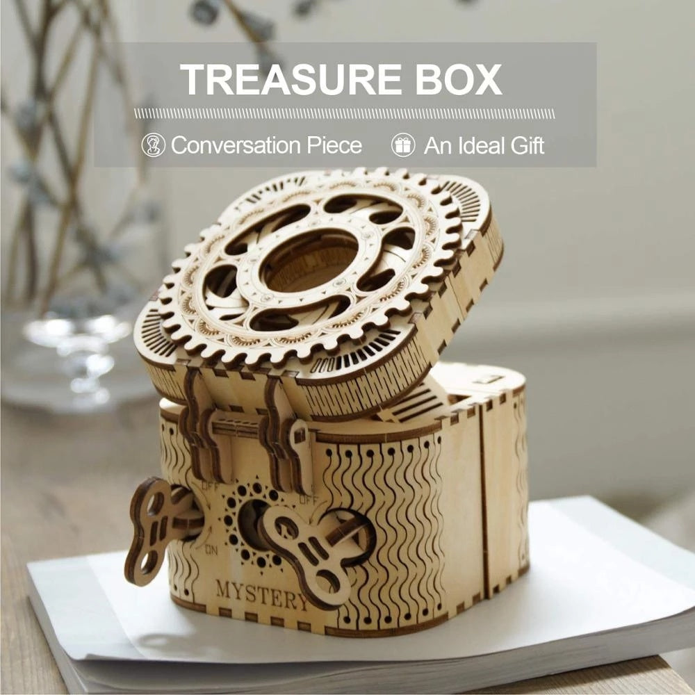 Baby Lane Robotime 123Pcs Treasure Box: Fun Assembly Game for Children and Teens
