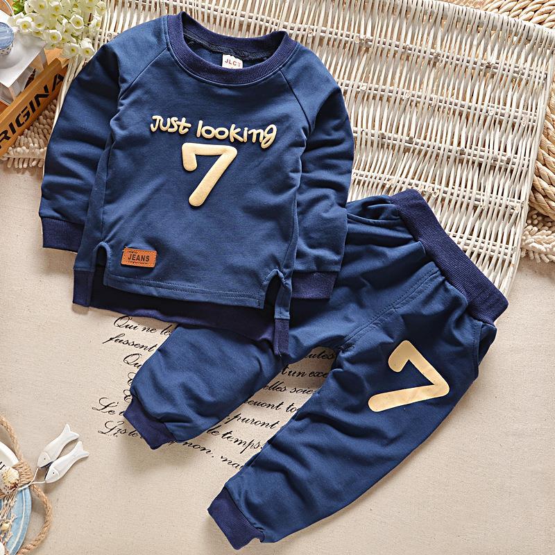 Babylane Baby Clothes: Soft Cotton Long-Sleeved Trousers Two-Piece Set