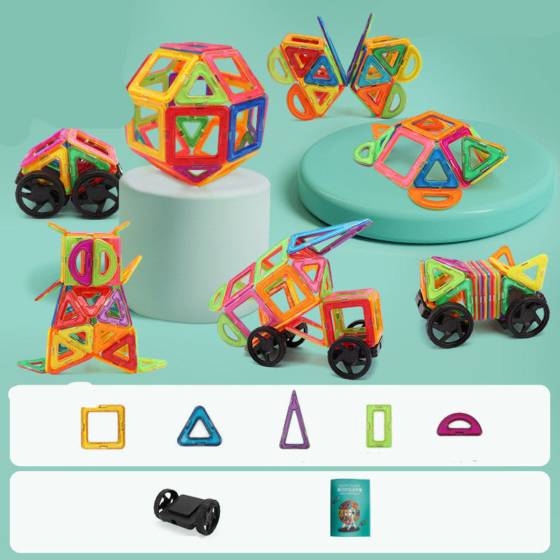 Baby Lane Educational Magnetic Piece Set: Interactive Building Blocks for Kids