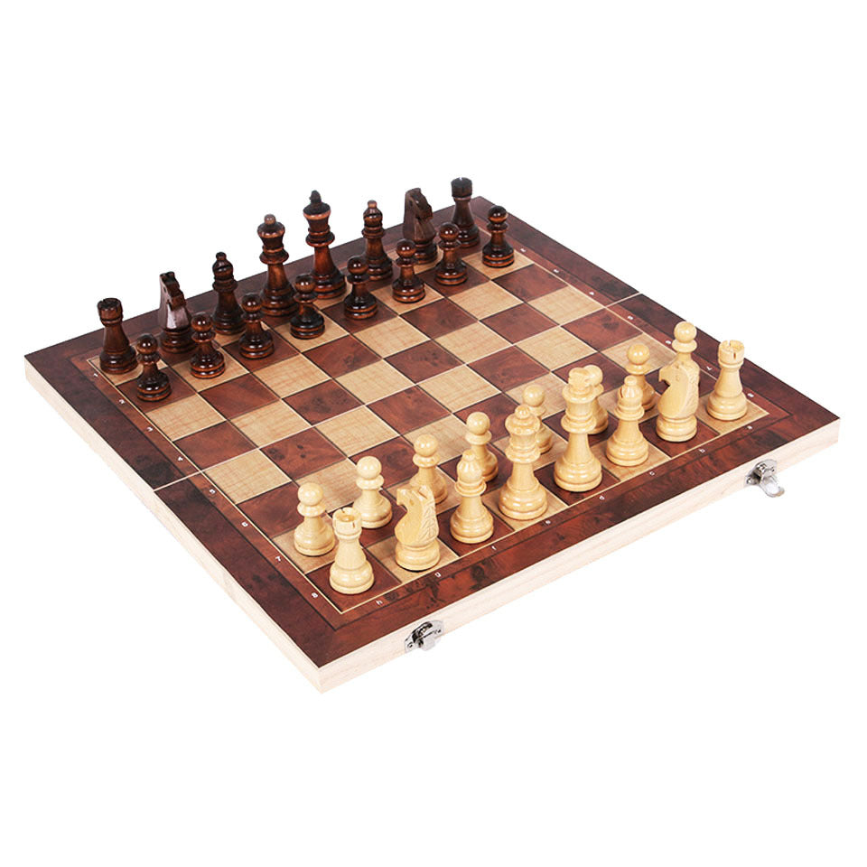 Babylane 3-in-1 Backgammon & Chess Set | Perfect Travel Game for Christmas