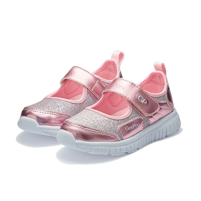 Baby Lane: Trendy Children's Square Mouth Shoes – Ideal for Active Girls