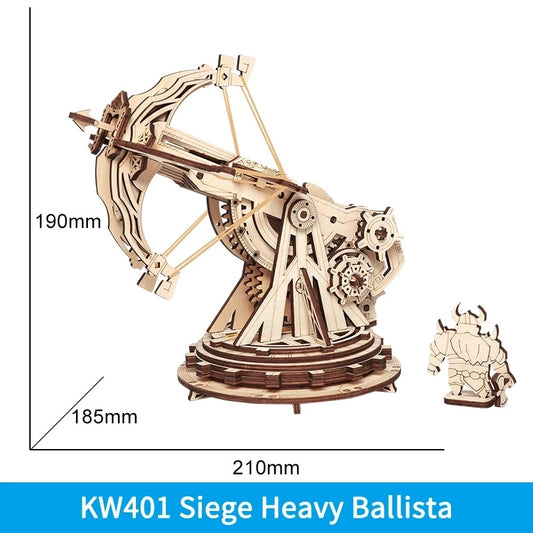 Baby Lane Robotime ROKR Siege Heavy Ballista: 3D Wooden Puzzle War Game - KW401