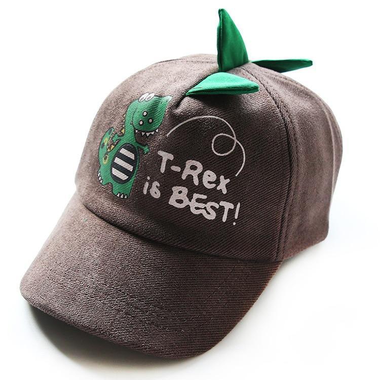 T-REX IS BEST'' DINOSAUR KIDS HATS