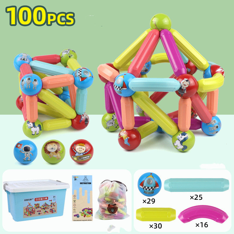 Baby Lane DIY Magnetic Construction Set: Fun Gift for Creative Children